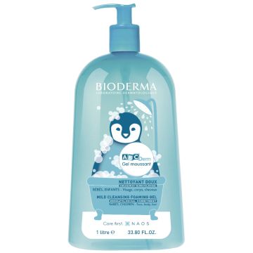Bioderma ABC Derm Измиващ гел 3в1 1000 мл