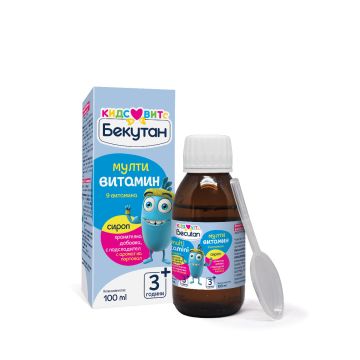 Бекутан КИДС ВИТС Мултивитамин сироп 100 мл Alkaloid