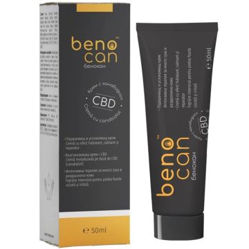 Benocan CBD cream Бенокан с канабидиол за суха и раздразнена кожа 50 мл