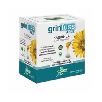 Aboca Grintuss Adult При суха и влажна кашлица за възрастни 20 таблетки