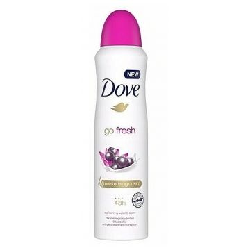 Dove Acai Berry and Waterlily Дезодорант спрей против изпотяване за жени 150 мл