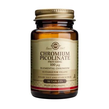 Solgar Chromium Picolinate Хром Пиколинат 100 мг х90 таблетки