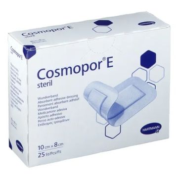 Hartmann Cosmopor E Стерилна самозалепваща еластична превръзка 10 см x 8 см x25 бр