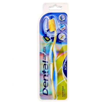 Dental Max Care Gold Power Soft Четка за зъби със златни влакна