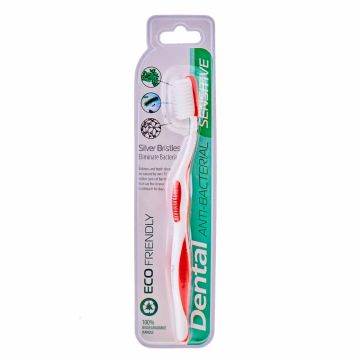  Dental Eco Friently Anti-Bacterial Sensititive Четка за зъби Еко Френдли сензитив