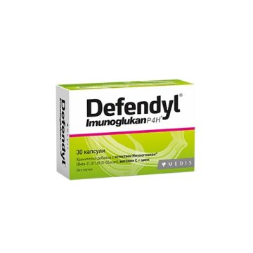 Defendyl Imunoglukan P4H за висок имунитет 100 мг х 30 капсули Medis