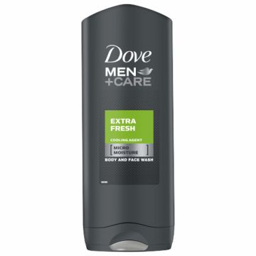 Dove Men+ Care Extra Fresh Подхранващ душ-гел за лице и тяло за мъже 250 мл