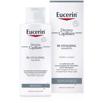 Eucerin DermoCapillaire Ревитализиращ шампоан против косопад 250 мл