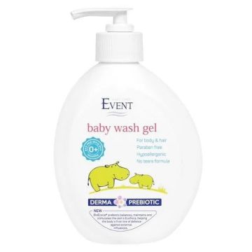 Event Baby Измивен бебешки гел за коса и тяло с алое вера 400 мл