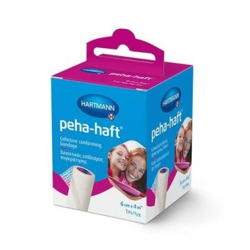 Hartmann Peha-haft Самозалепващ бинт 6 см x 4 м 
