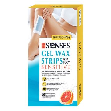 Agiva Senses Депилиращи гел ленти за тяло 20 бр
