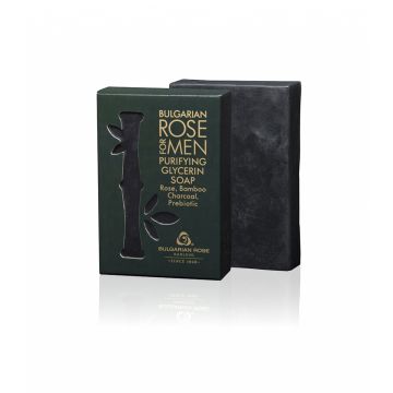 Bulgarian Rose For Men Почистващ глицеринов сапун 80 гр Българска роза
