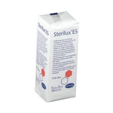 Hartmann Sterilux ES Нестерилен марлен компрес, 8 дипли 5 см x 5 см x100 бр