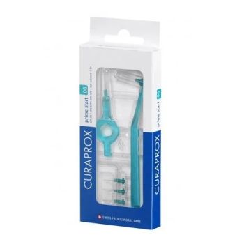 Curaprox CPS prime start 06 Интердентални четки за зъби с кръгъл и прав държач 