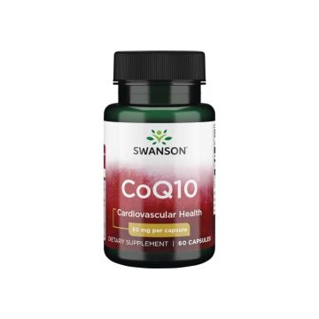 Swanson CoQ10 Коензим Q10 30 мг х 60 капсули