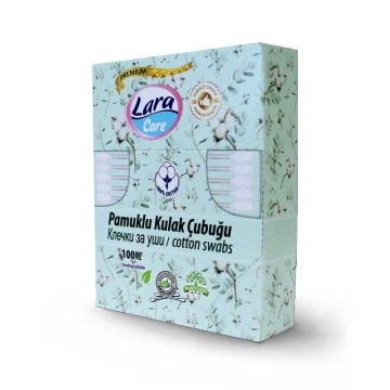 Lara Care Premium Клечки за уши Кутия 100 бр