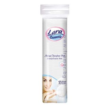 Lara Care Тампони за почистване на грим x100 бр