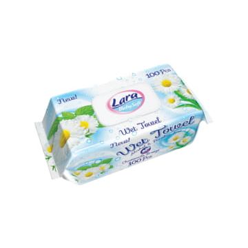 Lara Family Мокри кърпички с екстракт от лайка x100 бр