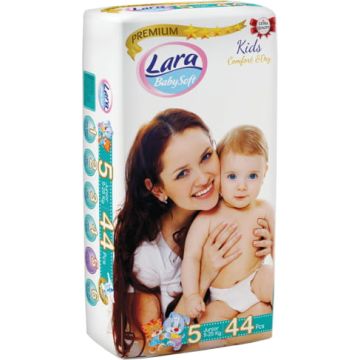 Пелени Lara Premium №5 11-25 кг х44 бр
