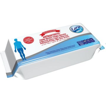 Lara Med Aнтибактериални мокри кърпички x50 бр