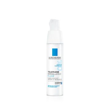 La Roche-Posay Toleriane Dermallergo Флуид за лице и околоочен контур за смесена към мазна, склонна към алергии кожа 40 мл