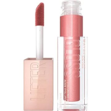 Maybelline Lifter Gloss Хидратиращ гланц за обемни и плътни устни с хиалуронова киселина, цвят 003 Moon