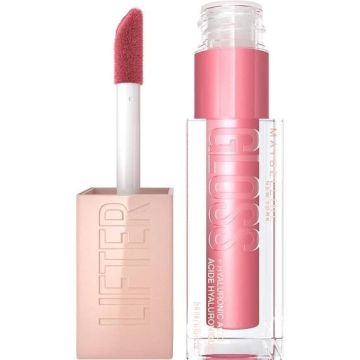 Maybelline Lifter Gloss Хидратиращ гланц за обемни и плътни устни с хиалуронова киселина, цвят 005 Petal