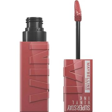 Maybelline Superstay Vinyl Ink Дълготрайно течно червило с блестящ ефект 35 Cheeky