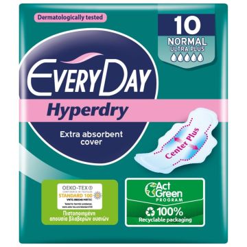Everyday Hyperdry Normal Ultra Plus Дамски превръзки х10 бр