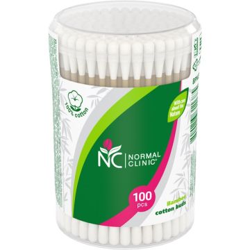 Normal Clinic Бамбукови клечки за уши 100 бр