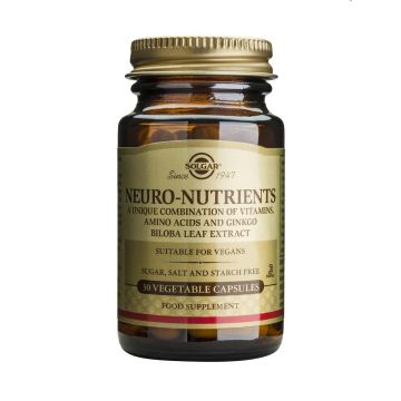 Solgar Neuro Nutrients Невро нутриентс за памет и концентрация x30 капсули