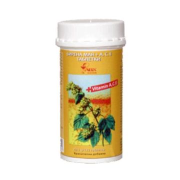 Amos Vital Бирена мая + А, С, Е х125 таблетки