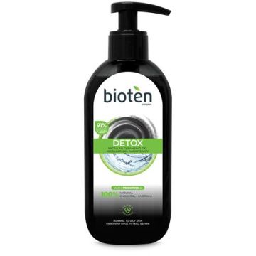 Bioten Detox Детоксикиращ мицеларен почистващ гел за нормална към мазна кожа 200 мл