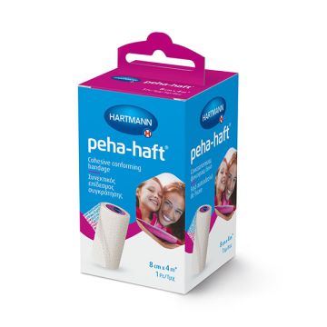  Hartmann Peha-haft Самозалепващ бинт 8 см x 4 м