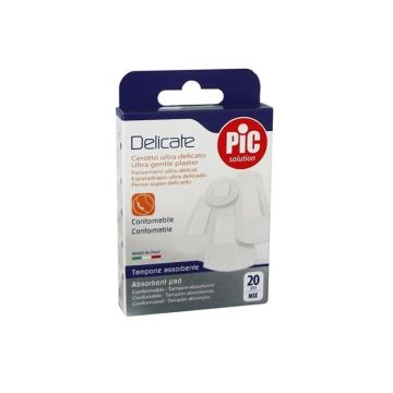 PIC Solution Delicate Mix Пластири деликат микс х20 бр Artsana Italia