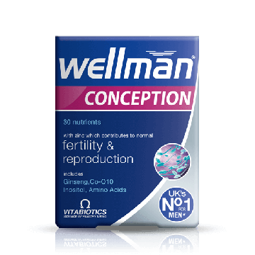 Wellman Conception за фертилност при мъжете x 30 таблетки Vitabiotics 
