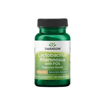 Swanson Lactobacillus Rhamnosus with FOS  Пробиотик Лактобацилус Рамнозус х60 капсули