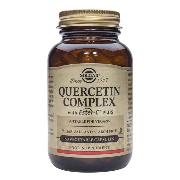 Solgar Quercetin Complex Кверцетин комплекс при алергии x50 капсули