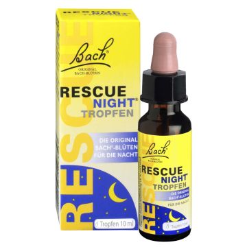 Bach Rescue Night Капки при безсъние и тревожност 10 мл Nelsons