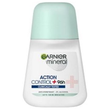 Garnier Action Control + 96h Рол-он против изпотяване за жени 50 мл