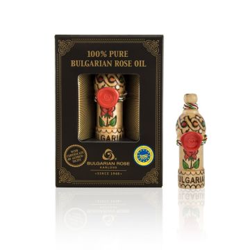 Розово масло 3ГУ 100% натурално мускал 0.5 мл Българска роза