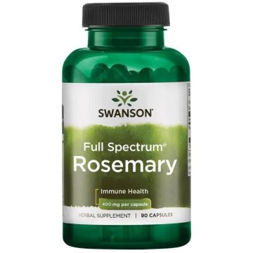 Swanson Full Spectrum Rosemary Розмарин 400 мг 90 капсули