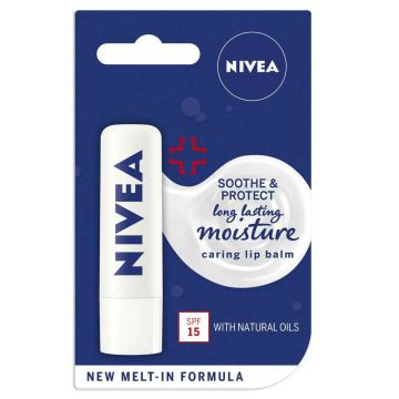 Nivea Защитен балсам за устни SPF15 4.8 гр