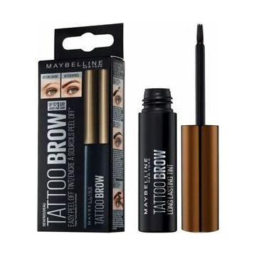 Maybelline Tattoo Brow Оцветяващ полуперманентен гел за вежди с отлепяне 02 Medium Brown