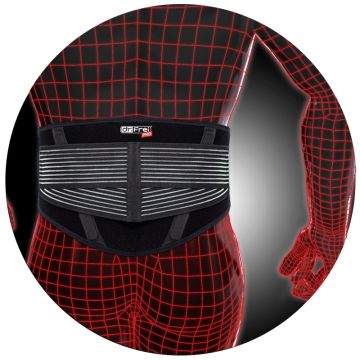 Dr. Frei Pro Ортопедичен корсет затоплящ с банели S3041