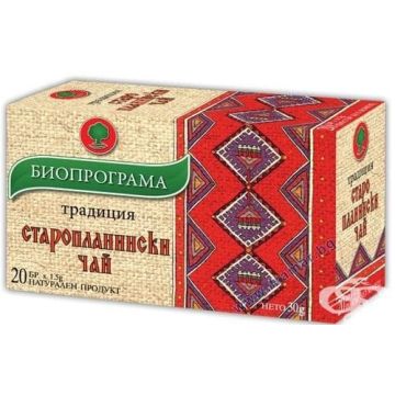Биопрограма Традиция Старопланински чай х 20 бр