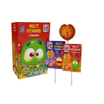 Dr. Frei Kids Близалки мултивитамини за деца с калций х50 бр