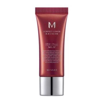 Missha М Perfect Cover BB крем за лице с перфектно покритие SPF42 PA+++ Honey Biege 27 20 мл