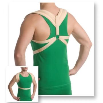 MedTextile Коректор за стойка и ключица с подсилена фиксация 2024 размер XXL