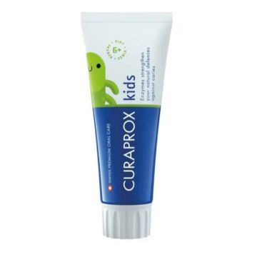 Curaprox Kids Детска паста за зъби мента 1450 ppm  6+ г 60 мл